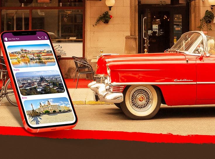 Únos červeného cadillacu - venkovní únikovka